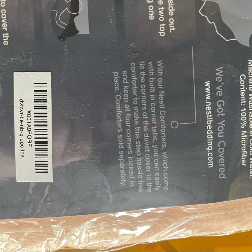 Nestl Peach Duvet Cover Set